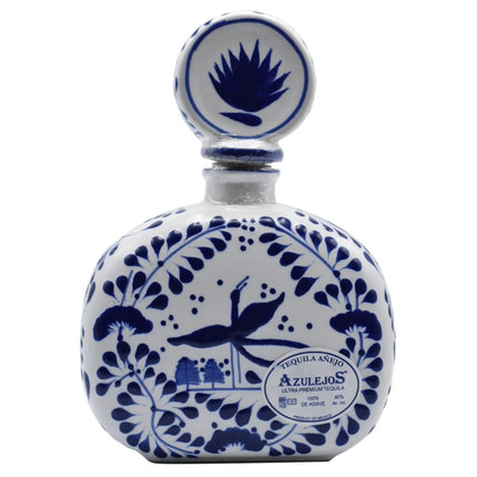 Azulejos Talavera Añejo Bottle #1 (Blue) 1.75L