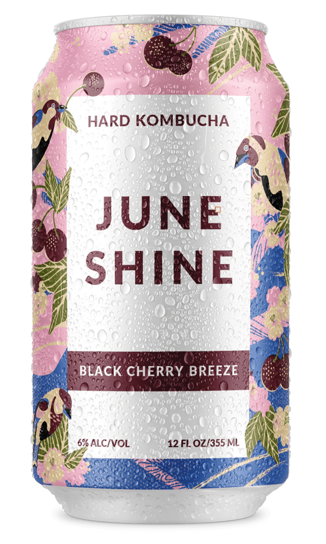 Juneshine Kombucha Black Cherry Breeze - Barbank
