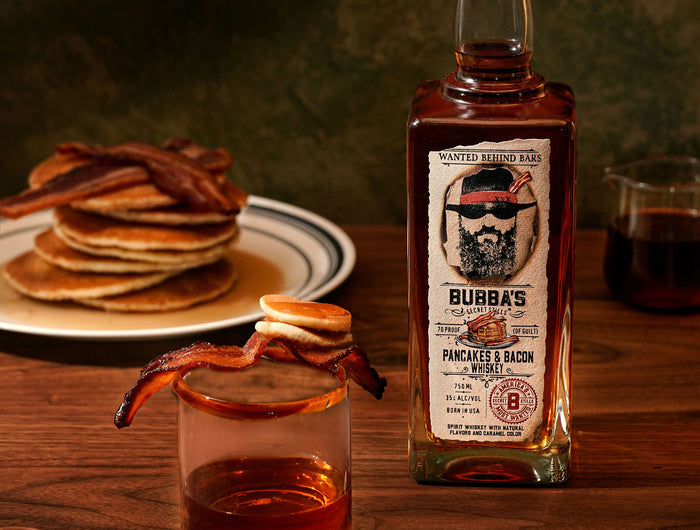 <strong>Bubba's Pancakes & Bacon - </strong><em>Flippin' Good Whiskey</em>