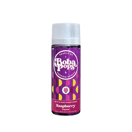 Boba Pops Raspberry 375mL