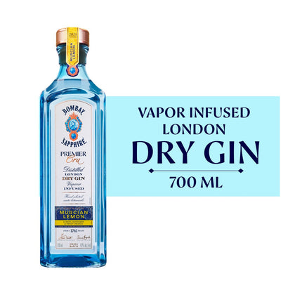 Bombay Sapphire Murcian Lemon Dry Gin 750mL