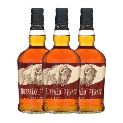 Buffalo Trace Bourbon Whiskey 1L 3 Pack