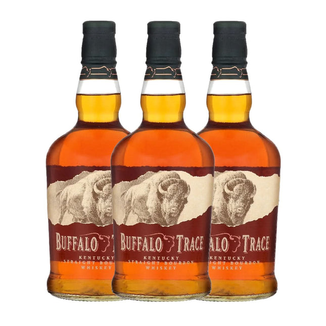 Buffalo Trace Bourbon Whiskey 1L 3 Pack