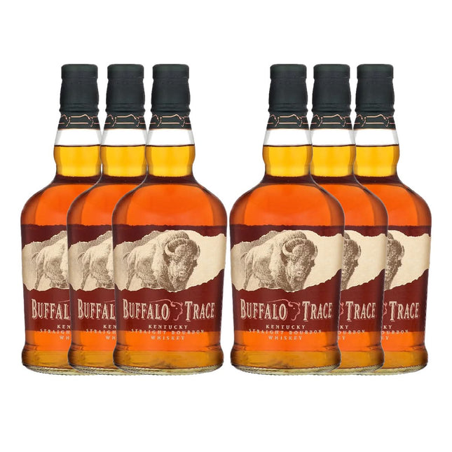 Buffalo Trace Bourbon Whiskey 1L 6 Pack