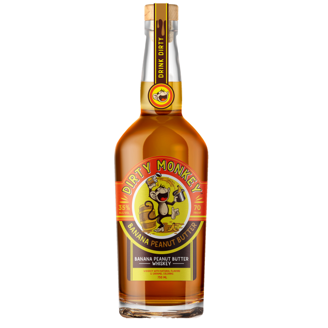 Dirty Monkey Banana Peanut Butter Whiskey - Barbank