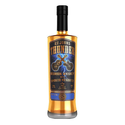 Cali Distillery KC Johns Thunder Bourbon Whiskey with Smoked Mesquite