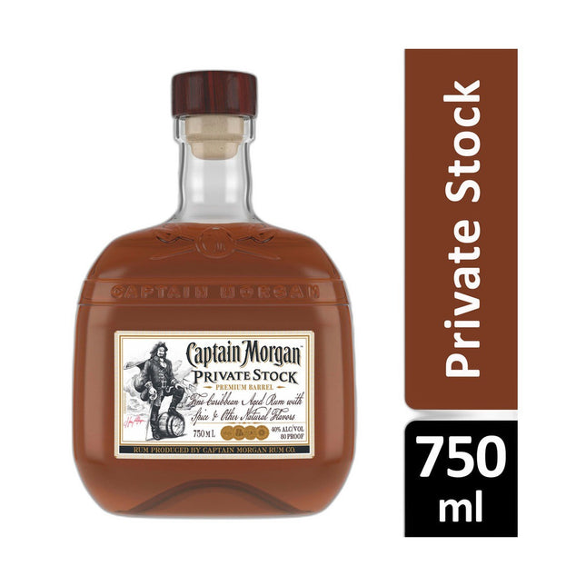 Captain Morgan Spiced Rum Private Stock 750mL