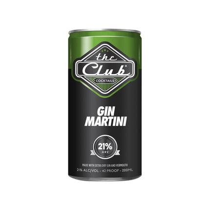 Club Cocktails Gin Martini 200mL
