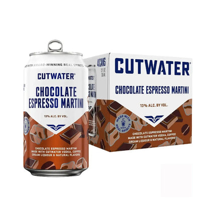 Cutwater RTD Vodka Espresso Chocolate Martini 12oZ Cans