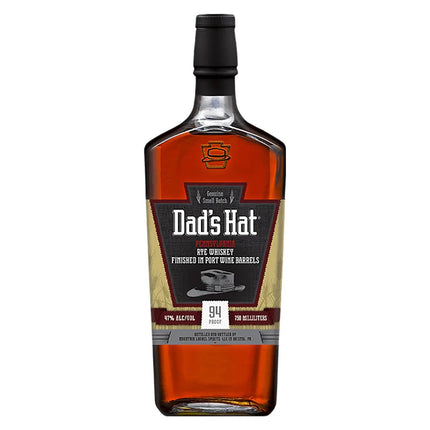 Dads Hat Pennsylvania Rye Whiskey 94 pf port barrel finish