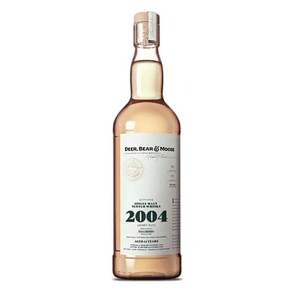 Deer Bear and Moose Highland Single Scotch Whisky 2004