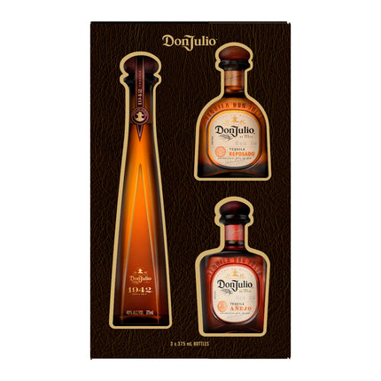 Don Julio Tequila Collection Pack with 1942, Reposado, and Añejo, Bottles 3 Pack