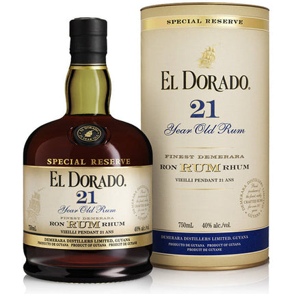 El Dorado Aged 21 years Rum Special Reserve