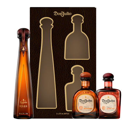 Don Julio Tequila Collection Pack with 1942, Reposado, and Añejo, Bottles 3 Pack