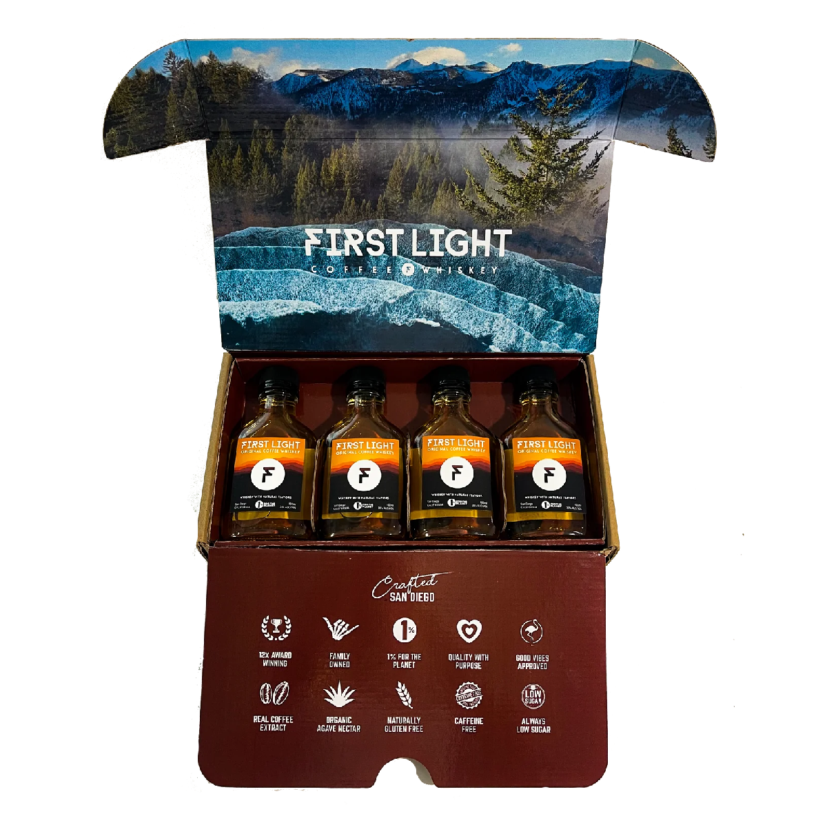 First Light Coffee Whiskey Adventure Pack