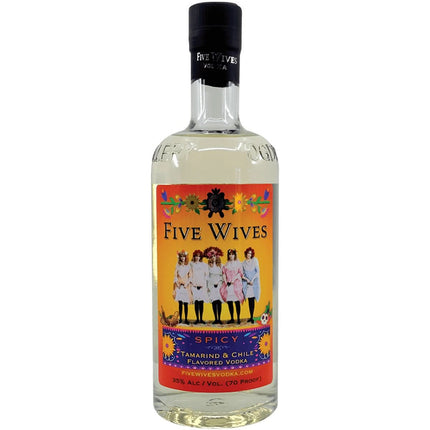 Five Wives Spicy Tamarind & Chile Flavored Vodka 35% Alc/Vol 70 Proof