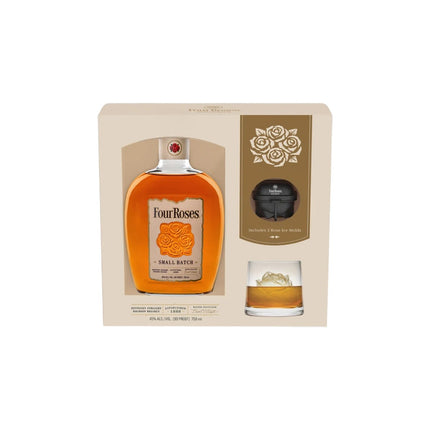 Four Roses Small Batch Bourbon VAP w/ 2 Rose Ice Molds 750mL
