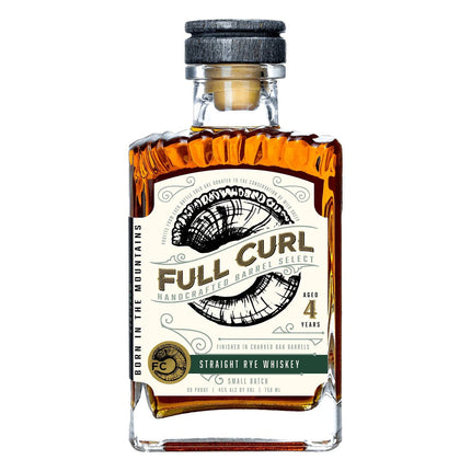 Full Curl Straight Rye Whiskey 4 year