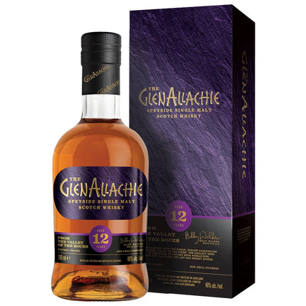 GlenAllachie Speyside Single Malt Scotch 12 year 700mL