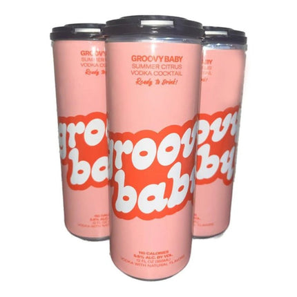 Groovy Baby Beverage Summer Citrus Vodka 4 Pack