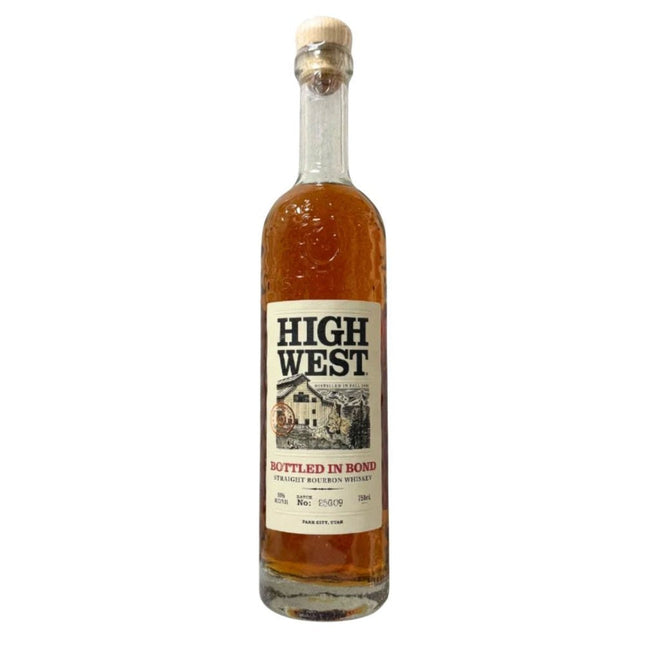 High West Distillery Bottled In Bond Straight Bourbon Whiskey Btach No 25G09