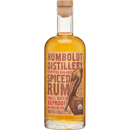 Humboldt Distillery Certified Organic Spiced Rum Small Batch 80 Proof