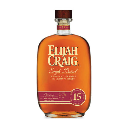 Elijah Craig 15 Year Old Single Barrel Kentucky Straight Bourbon Whiskey