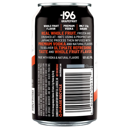 -196 Vodka Seltzer Grapefruit (4‑Pack) - Barbank