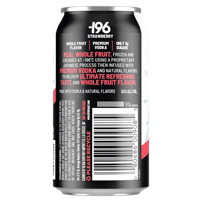 -196 Vodka Seltzer Peach (4-Pack) - Barbank