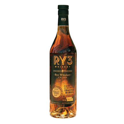 RY3 Toasted Barrel Cask Strength Rye Whiskey