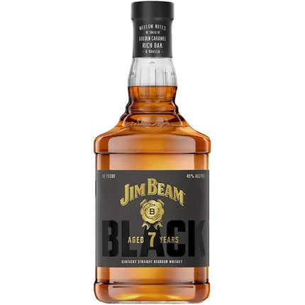 Jim Beam Black 7 Year 750mL Old Label
