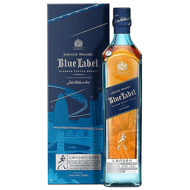 Johnnie Walker Blue Label Cities of the Future London 2220 Scotch Whisky