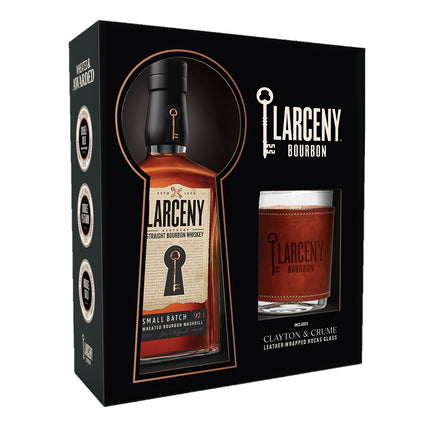 Larceny 1870 Bourbon with Leather Rock Glass - Barbank