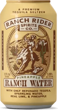 Ranch Rider Pineapple Ranch Water Seltzer - Barbank
