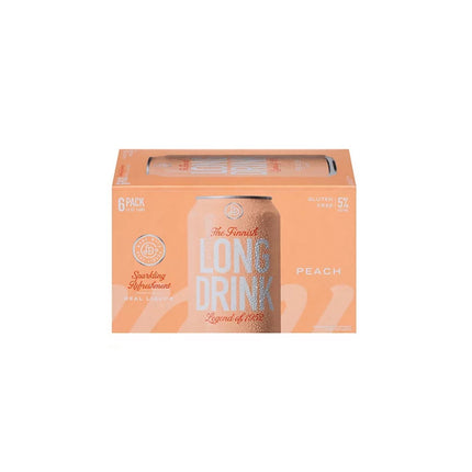 Long Drink Cocktail Peach 6/12oZ Cans