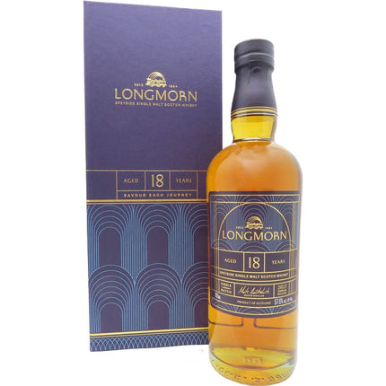 Longmorn Speyside Single Malt Scotch Whiskey 18 year 700mL
