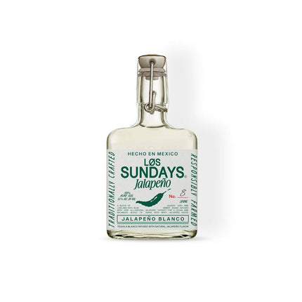 Los Sundays Jalapeño Blanco Tequila 200mL