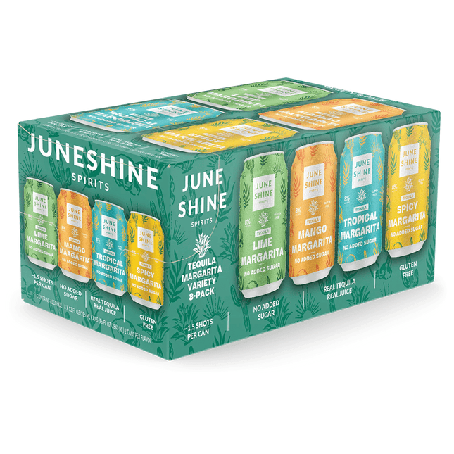 Juneshine Spirits Tequila Margarita Variety 8 Pack - Barbank