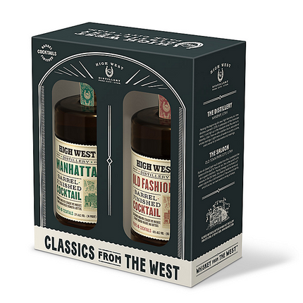 High West Cocktail Manhattan & Old Fashioned 2 Pack - Barbank