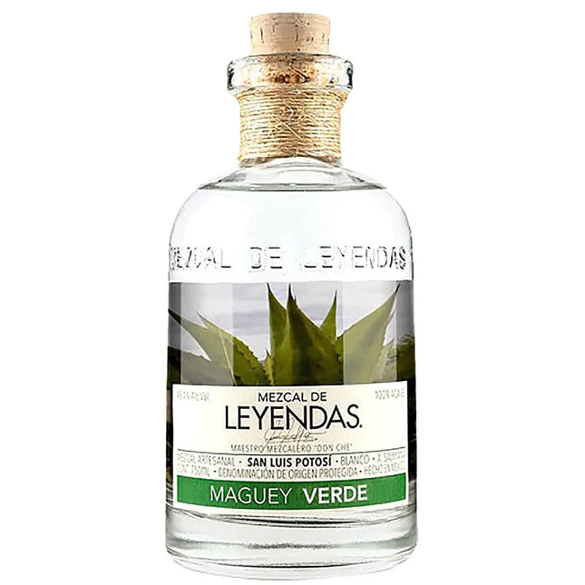 Mezcal de Leyendas Maguey Verde Blanco Mezcal Artesanal