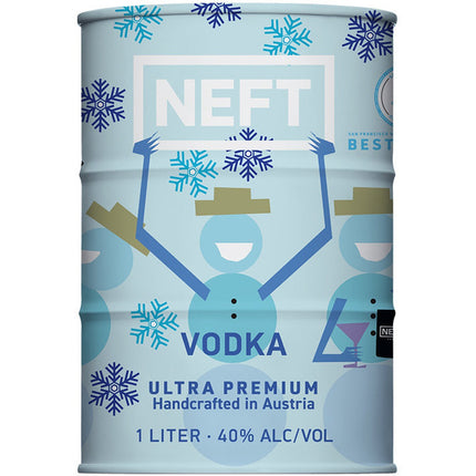 NEFT Vodka Ultra Premium Holiday Barrel 1L