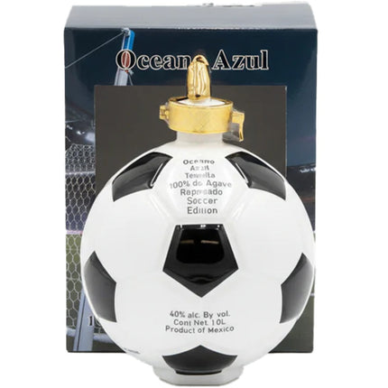 Oceano Azul Soccer Ball Reposado Tequila 1L