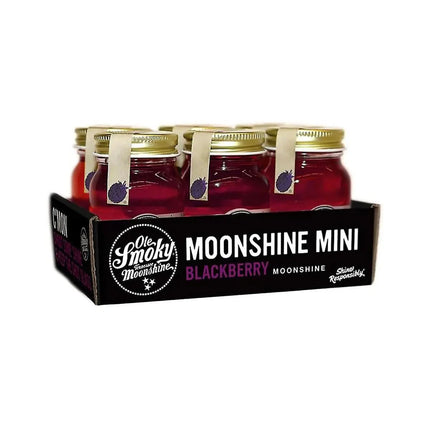 Ole Smoky Blackberry Moonshine Minis (6 Pack) 50mL