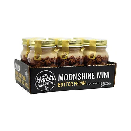 Ole Smoky Butter Peacan Moonshine 35 Proof 6/50mL