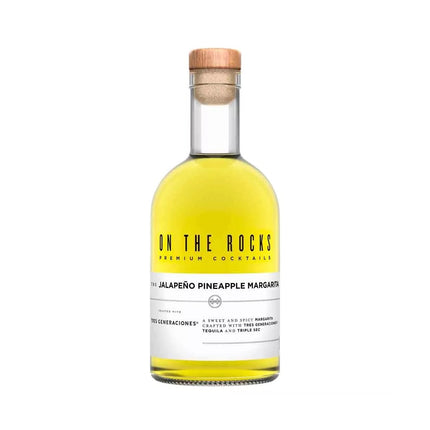 On The Rocks Jalapeno Pineapple Margarita with Tres Generation 375mL