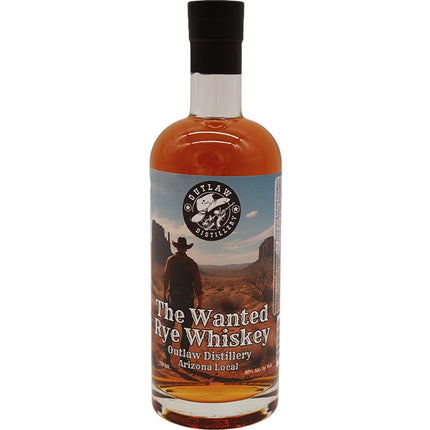 Outlaw Distillery The Wanted Rye Whiskey