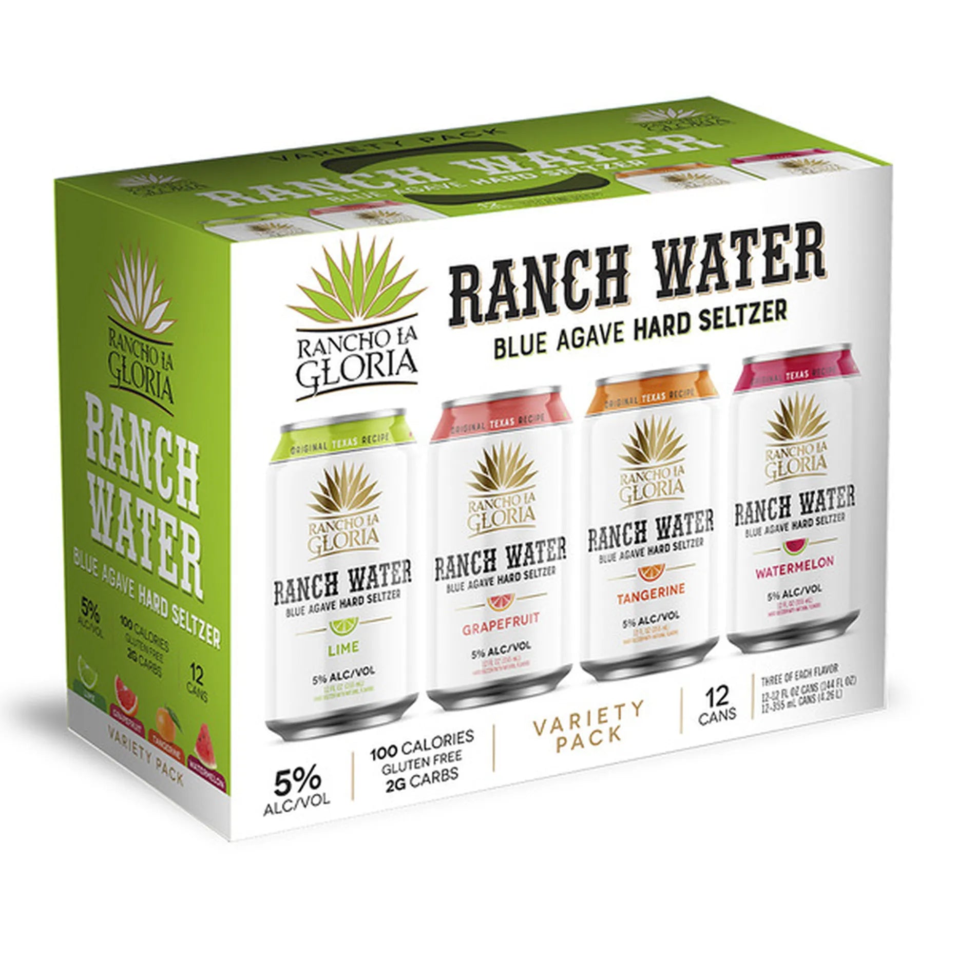 Rancho La Gloria Ranch Water Hard Seltzer Variety 12 Pack
