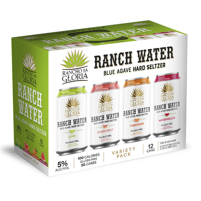 Rancho La Gloria Ranch Water Hard Seltzer Variety 12 Pack - Barbank