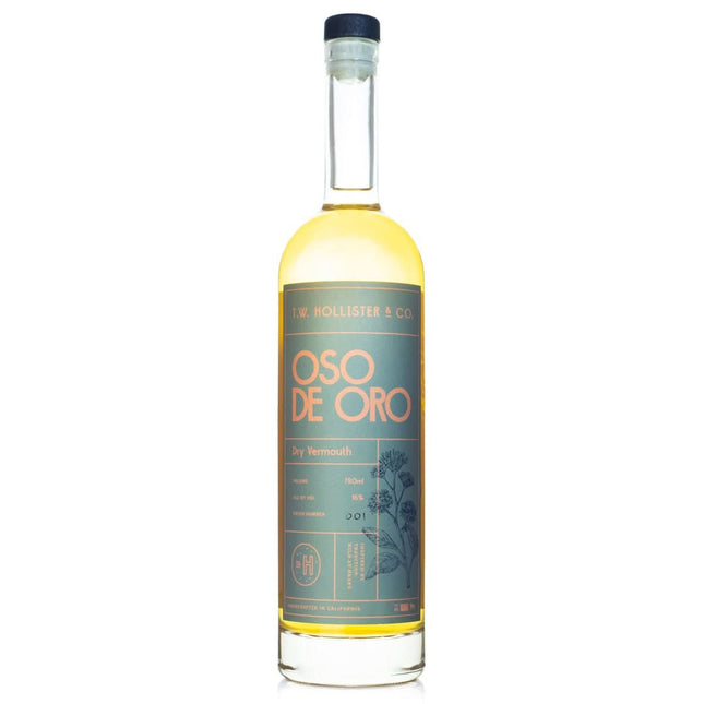T.W. Hollister & Co. Oso de Oro Dry Vermouth