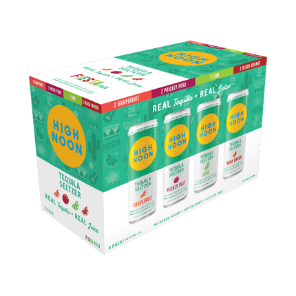 High Noon Fiesta Tequila Seltzer Variety 8 Pack - Barbank